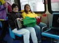 Carol and Alison on Bus