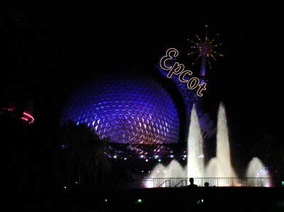 EPCOT fountain
