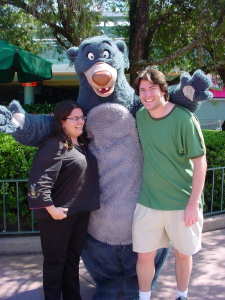 Alison and Noah with Balou