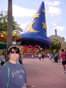 Carol at Sorcers hat