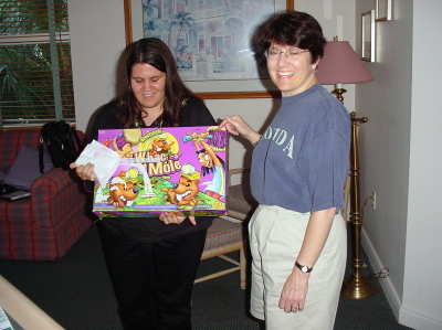 Carol with Wack a Mole