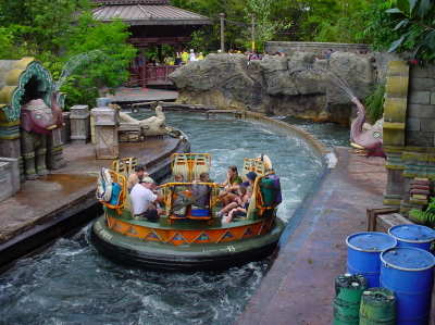 Water ride in Africa