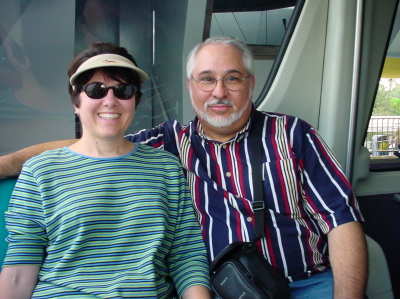 Carol and I in Monorail